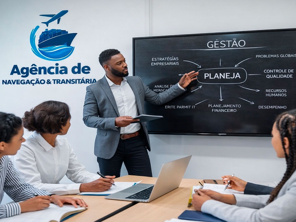 Navio de carga no porto